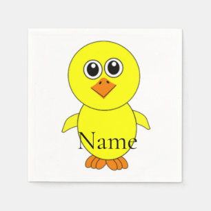Serviette En Papier Cute Chick Thunder_Cove