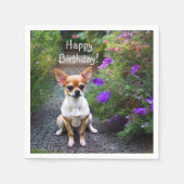 Serviette En Papier Cute Chihuahua Papier serviettes (Devant)