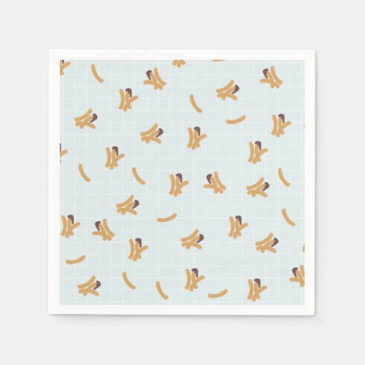 Serviette En Papier Cute Churros Paper Napkins (Devant)