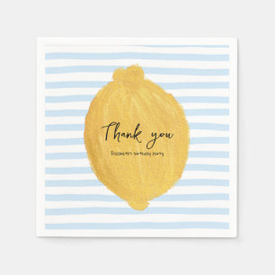 Serviette En Papier Cute citron papier serviettes pour la fête