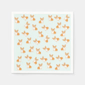 Serviette En Papier Cute Corgi Papier serviettes (Devant)