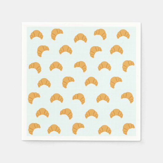 Serviette En Papier Cute Croissant Papier Serviettes (Devant)