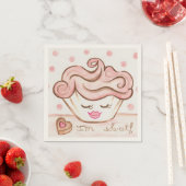 Serviette En Papier Cute Cupcake serviettes (En situation)