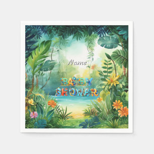 Serviette En Papier Cute Dinosaur Anniversaire serviettes