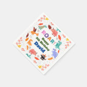 Serviette En Papier Cute Dinosaur thème fête d'anniversaire vaisselle (Coin)