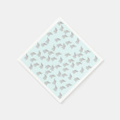 Serviette En Papier Cute Eléphane Papier serviettes (Coin)