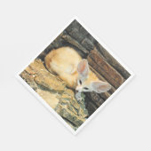 Serviette En Papier Cute fennec fox (Coin)