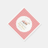 Serviette En Papier Cute ferme Baby shower de Barnyard (Coin)