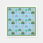Serviette En Papier Cute Frog Cocktail Party Napkins (Devant)