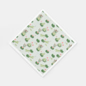 Serviette En Papier Cute Frogs in Lily Pond (Coin)