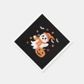 Serviette En Papier Cute Ghost Boire Café de glace Halloween (Coin)