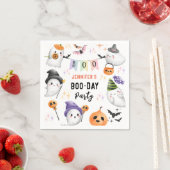 Serviette En Papier Cute Ghost Spooktacular Halloween Anniversaire (En situation)