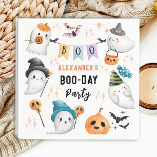 Serviette En Papier Cute Ghost Spooktacular Halloween Boy Anniversaire