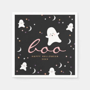 Serviette En Papier Cute Ghosts Boo Halloween