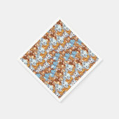 Serviette En Papier Cute girafe hippo jungle sauvage Motif safari (Coin)