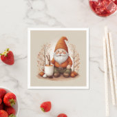 Serviette En Papier Cute Gnome (En situation)