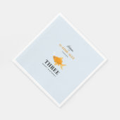 Serviette En Papier Cute Goldfish Anniversaire de enfant de natation (Coin)