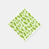 Serviette En Papier Cute Green Tree Frog Motif (Coin)
