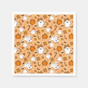 Serviette En Papier Cute Halloween