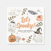 Serviette En Papier Cute Halloween Anniversaire Napkins (Devant)