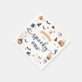 Serviette En Papier Cute Halloween Fantôme 1er anniversaire (Coin)