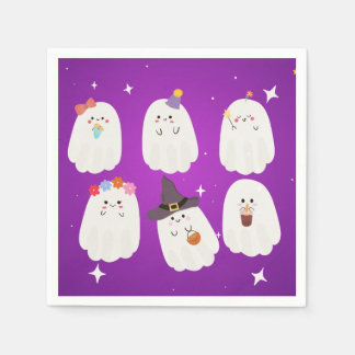 Serviette En Papier Cute halloween fantômes serviettes éffrayantes