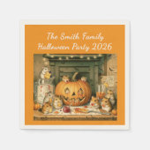 Serviette En Papier Cute Halloween Hamster Snack Party (Devant)