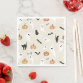 Serviette En Papier Cute Halloween serviettes et fournitures de fête (En situation)