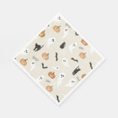 Serviette En Papier Cute Halloween serviettes et fournitures de fête (Coin)