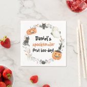 Serviette En Papier Cute Halloween Spooktacular Anniversaire Décor Nap (En situation)