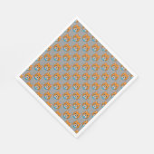 Serviette En Papier Cute Happy Ginger Cat avec Papillon (Coin)