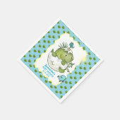 Serviette En Papier Cute Hatching Dino Baby Shower (Coin)