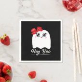 Serviette En Papier Cute Hey Boo Halloween (En situation)