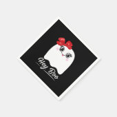 Serviette En Papier Cute Hey Boo Halloween (Coin)