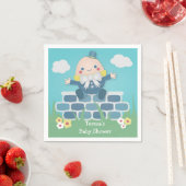 Serviette En Papier Cute Humpty Baby shower en papier (En situation)