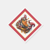 Serviette En Papier Cute Jam fêter gnome (Coin)
