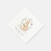 Serviette En Papier Cute Joey Mama Kangaroo Baby shower de couronnes f (Coin)