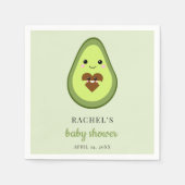 Serviette En Papier Cute Kawaii Avocado Baby shower enceinte Fiesta (Devant)