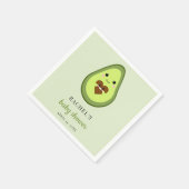 Serviette En Papier Cute Kawaii Avocado Baby shower enceinte Fiesta (Coin)