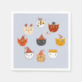 Serviette En Papier Cute Kitty Chat (Devant)