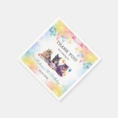 Serviette En Papier Cute Kitty Chat 1er fête d'anniversaire (Coin)