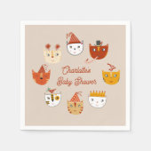 Serviette En Papier Cute Kitty Chat Baby shower personnalisé (Devant)