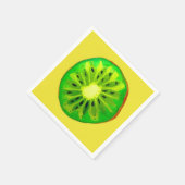 Serviette En Papier Cute kiwi illustration fruit art (Coin)