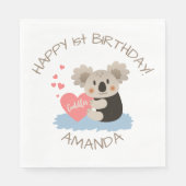 Serviette En Papier Cute Koala Cuddles ID386 (Devant)