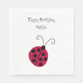 Serviette En Papier Cute Ladybug (Devant)