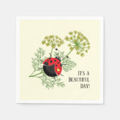 Serviette En Papier Cute Ladybug | Belle Journée (Devant)