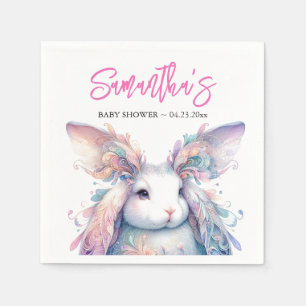 Serviette En Papier Cute lapin Napkins de Pâques