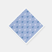 Serviette En Papier Cute Little Anchor Pattern (Coin)