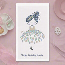 Cute Little Ballerina Princess Anniversaire