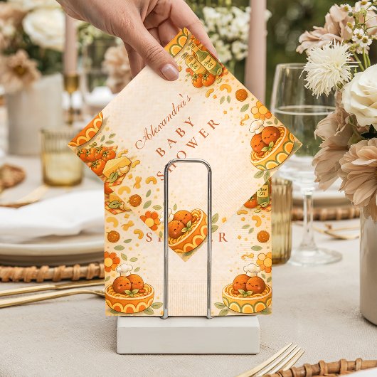 Serviette En Papier Cute Little Meatball Baby Shower